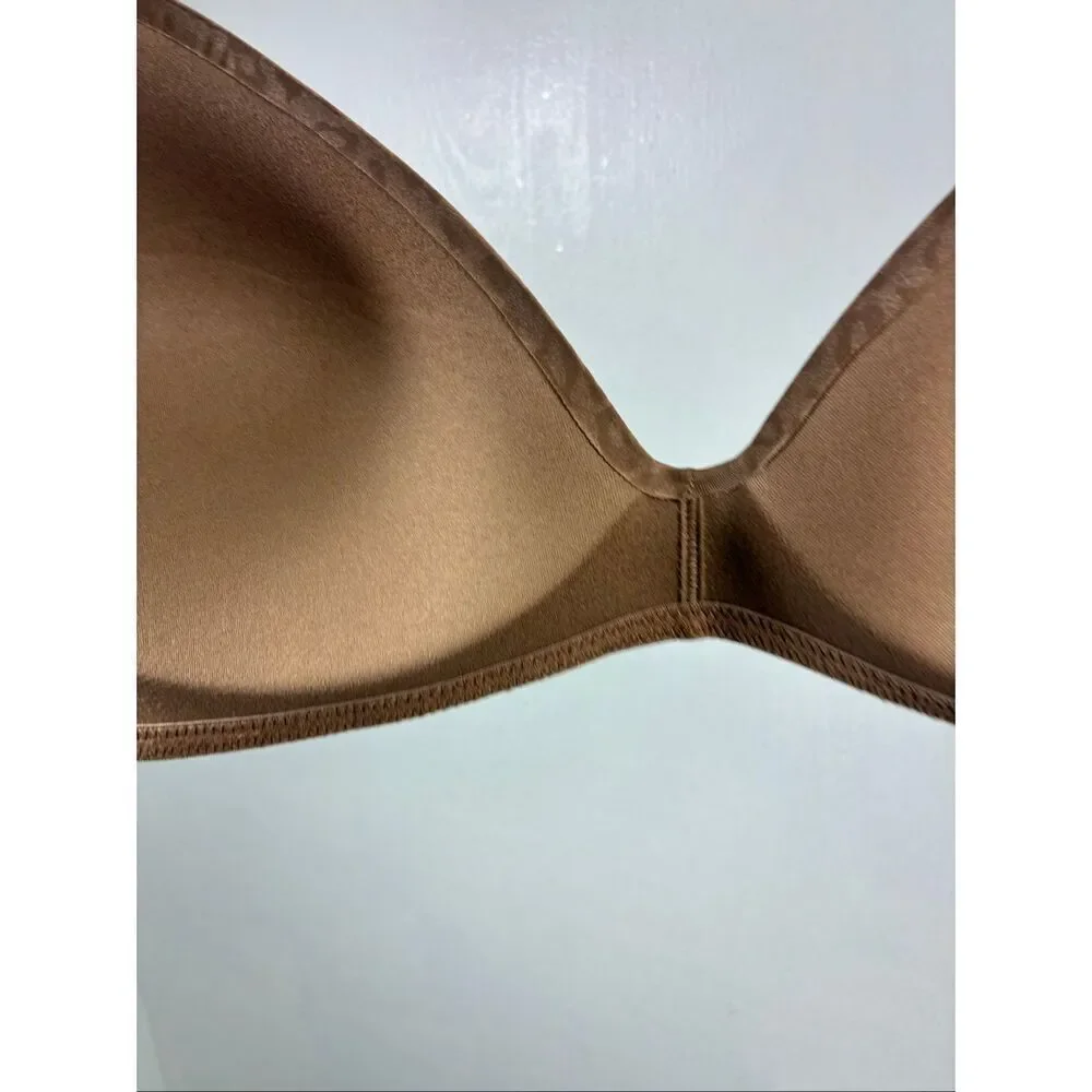 SKIMS NWT Jacquard T-Shirt Demi Bra in Sienna Micro Leopard Print Size 32D - Picture 4 of 6